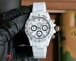 Copy Swiss Rolex Daytona Solid Ceramic Case 43MM Watch